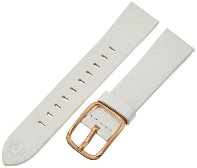 Hadley-Roma b&nd モード付き ホワイト 20mm 本革 腕時計バンドの通販は 12,875円