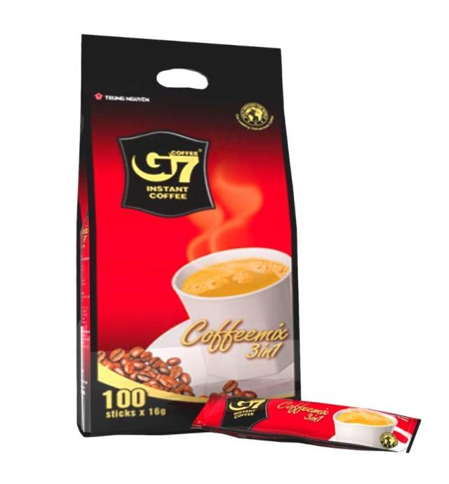 TRUNG　NGUYEN　チュングエン　G7　16g×100袋入り　インスタント ホット アイス コーヒー　3in1　ベトナムコーヒー [並行輸入品]