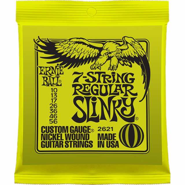 アーニーボール ERNIE BALL 2621 7-String Regular Slinky 7弦エレキ