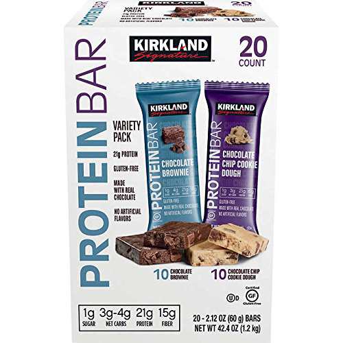 カークランドシグネチャープロテインバーバラエティパック2 12 オンス カウント Kirkland Signature Protein Baの通販はau Pay マーケット Fu K Ya