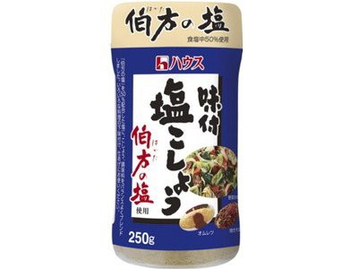 ハウス食品 味付塩こしょう伯方の塩250g ×40個