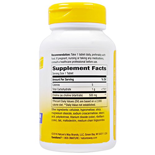 ネイチャーウェイ コリン 500mg 100粒入 (3本セット) [並行輸入品]_1