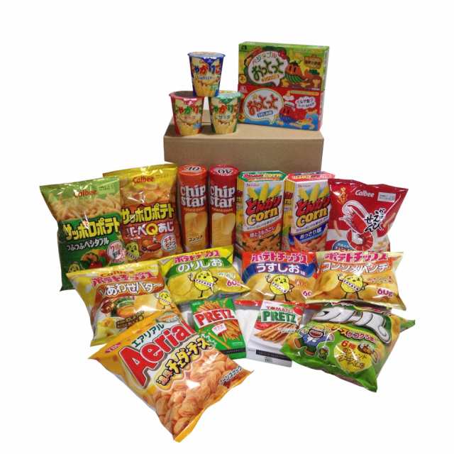 お菓子の詰め合わせ ポテチ かっぱえびせんなど２０点のお菓子セット（宅配１００サイズ）の通販は