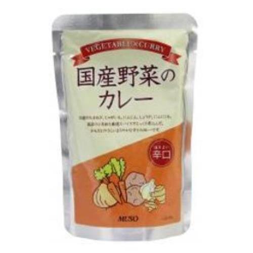 ムソー 国産野菜のカレー 辛口 200g ×8セット