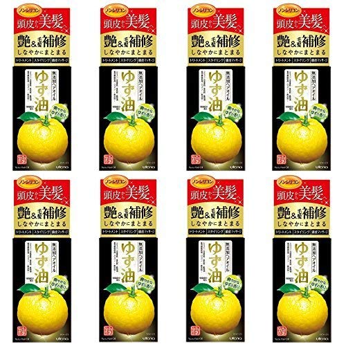 【まとめ買い】ゆず油 無添加ヘアオイル 60mL【×8個】