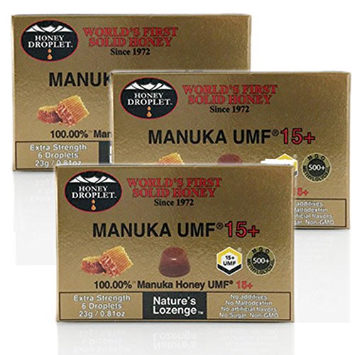 ハニードロップレット UMFマヌカハニー15+ (23g / 6粒入) 3箱