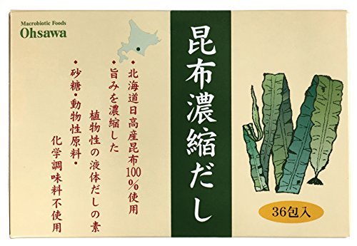 オーサワジャパン 昆布濃縮だし180g(5g×36包) ×6セット