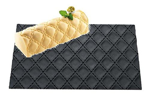 tortaflexシリコン製テクスチャーtextureシートMTELASSEマテラッセ模様半月トヨ型ロールケーキBuche型対応tex03