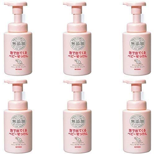 【まとめ買い】無添加泡で出てくるベビーせっけん ポンプ250ml【×6個】の通販は 4,650円