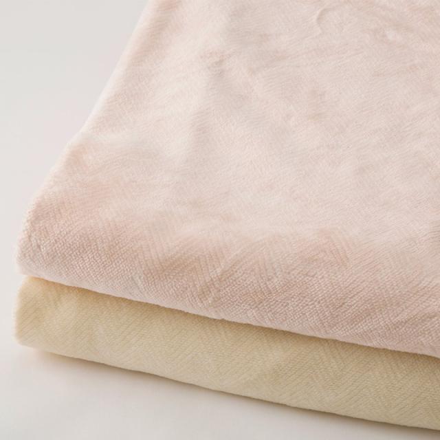 昭和西川 SUYA-LAB ボア フラットシーツ 日本製 150×250cm (シングル ピンク)