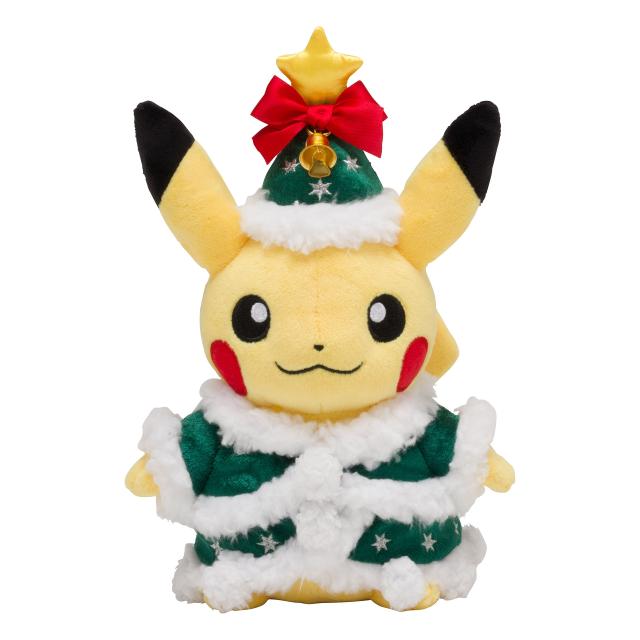 ポケモンセンターオリジナル ぬいぐるみ クリスマス2017 ピカチュウ 23×10.5×15(H×W×D:？)