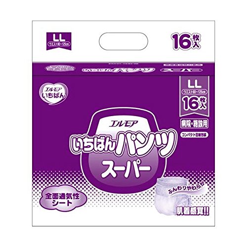 カミ商事 (業務用2セット) いちばんパンツスーパーLL16枚