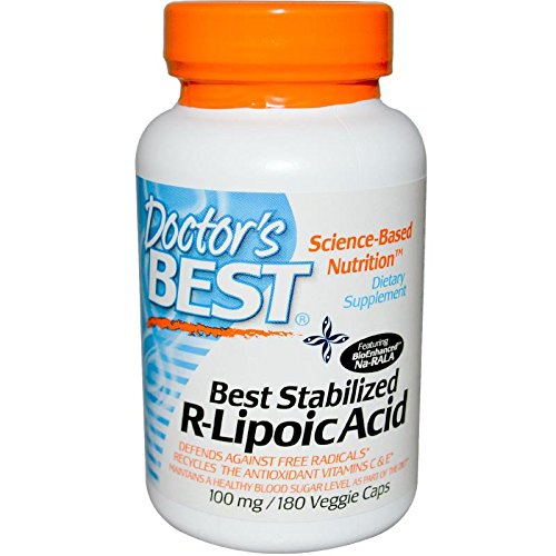 Best Stabilized R-Lipoic Acid 180 Vcaps R-リポ酸 [並行輸入品]