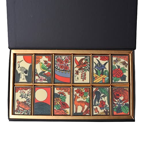 花札のチョコレート 華歌留多（はなかるた） 春夏秋冬 [バレンタイン チョコレート 2025 プレゼント おもしろチョコレート 面白 マキィズ]