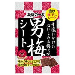 ノーベル製菓 男梅シート 27g×6袋入×(2ケース)