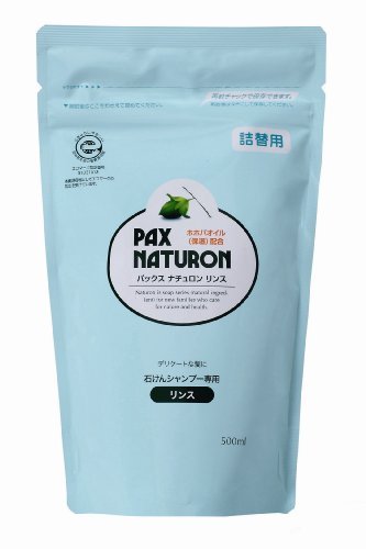 パックスナチュロン リンス 詰替用 500ml(石鹸シャンプー用リンス) ≪おまとめセット【6個】≫