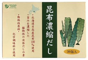 オーサワの昆布濃縮だし 180g(5g×36包)×5個　　　　　　　　　　JAN:4932828023786