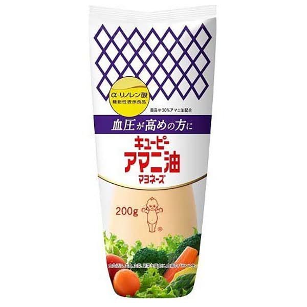 《セット販売》　キューピー アマニ油マヨネーズ (200g)×15個セット 機能性表示食品 調味料