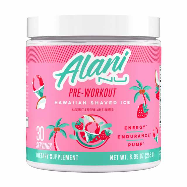 Alani Nu PRE-WORKOUT Hawaiian Shaved Ice（ハワイアンシャーベットアイス） 10.69oz （303g）