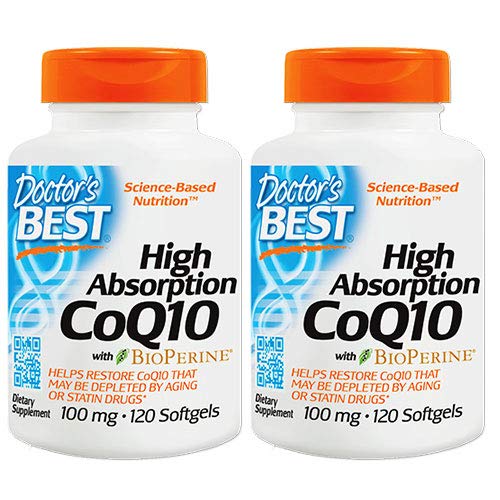 ドクターズベスト(Doctors Best) 高吸収型コエンザイムQ10 バイオペリン100mg配合 ソフトジェル120個 [海外直送品] (2)