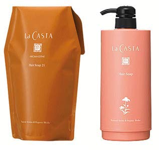 ラカスタ アロマエステ ヘアソープ21 600ｍｌ（リフィル）、専用カートリッジ容器セット