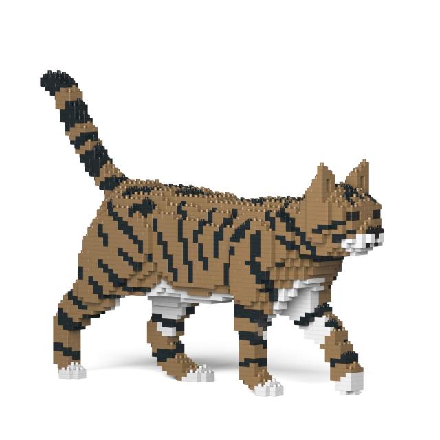 JEKCA ジェッカブロック トラネコ トラ猫 ベージュ 03S-M04 立体パズル 組立パズル