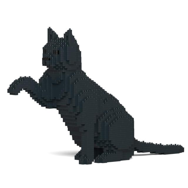 JEKCA ジェッカブロック 黒猫 08S-M02 クロネコ 立体パズル 組立パズル