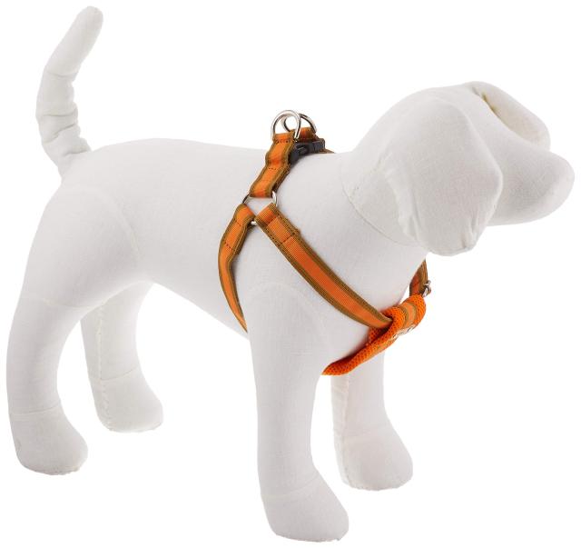 バーディ (BIRDIE) 7381 ラッセルクッションハーネス M オレンジ 中・大型犬用 M サイズ