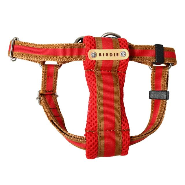 バーディ (BIRDIE) 7380 ラッセルクッションハーネス S レッド レッド 小・中型犬用 S サイズ