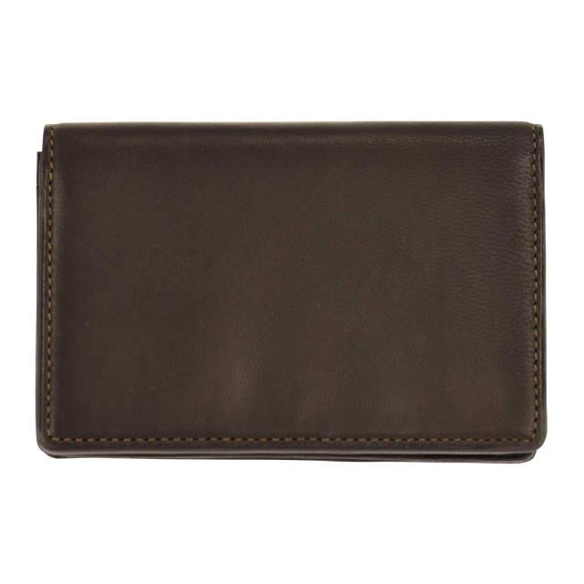 [ゾンネ] 名刺入れ シャーフ メンズ チョコ