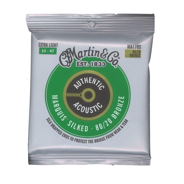 MARTIN MA170S Marquis Silked Bronze Extra Light アコースティックギター弦×3セットの通販は