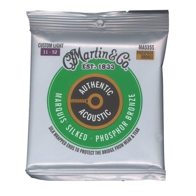 MARTIN MA535S Marquis Silked Phospher Bronze Custom Light アコースティックギター弦×3セットの通販は 5,642円