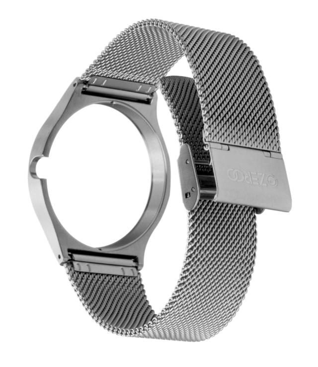 [ゼロ] ZEROO 腕時計用 ステンレスメッシュベルト メンズ レディース [正規品] (シルバー)_2
