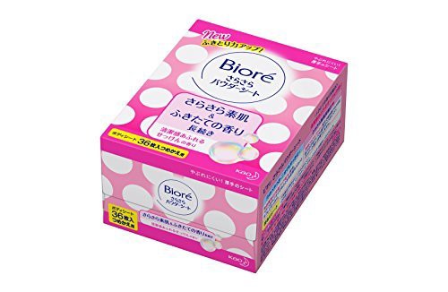 花王 ビオレ さらさらパウダーシート せっけんの香り 詰替 36枚入 × 8個セット