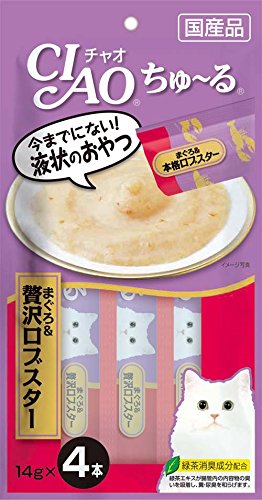 （まとめ買い）いなばペットフード CIAO ちゅ〜る まぐろ＆贅沢ロブスター 14g×4本 SC-149 猫用 【×24】 8,026円
