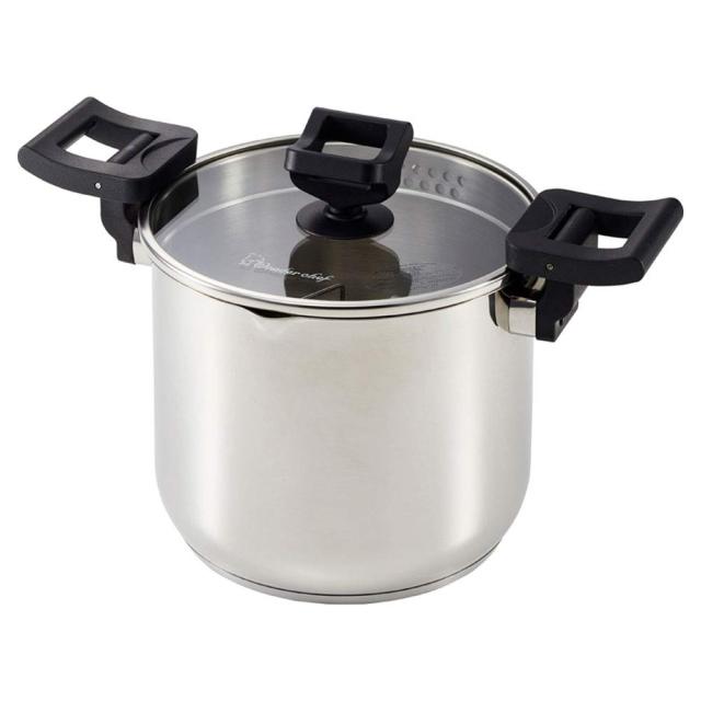 伊藤アルミニウム工業 両手鍋 シルバー 直径(内寸)200mmの通販は