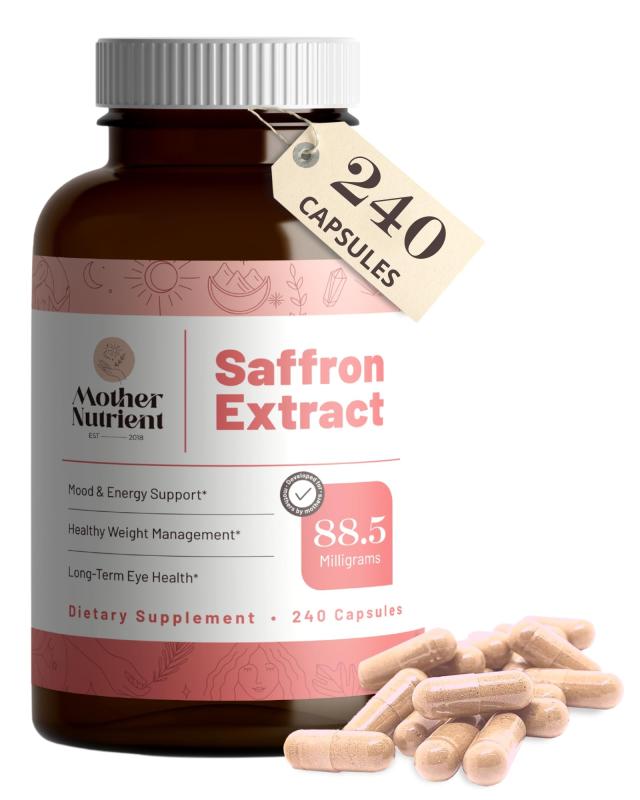 Saffron Extract Supplements by Mother Nutrient ? Saffron Supplement Capsule