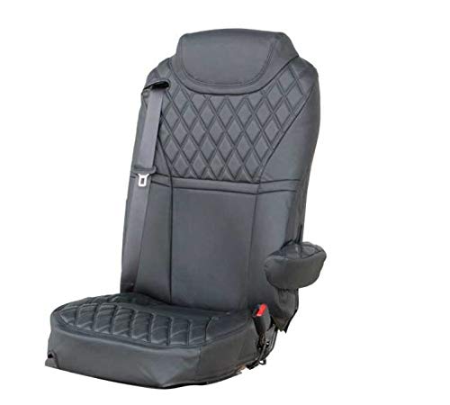 シートカバーCOMBI 17プロフィア /17レンジャー用高機能シートMT車用 (黒/黒糸 595366)