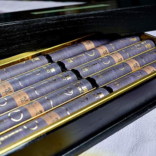 奥野晴明堂 吟撰【復刻版】「薫翠」短寸筒函10本入り 黒塗箱【贈答用】【お線香】【進物用線香】【新盆見舞い】【お盆】【喪中見舞】【お悔やみ】【喪中はが