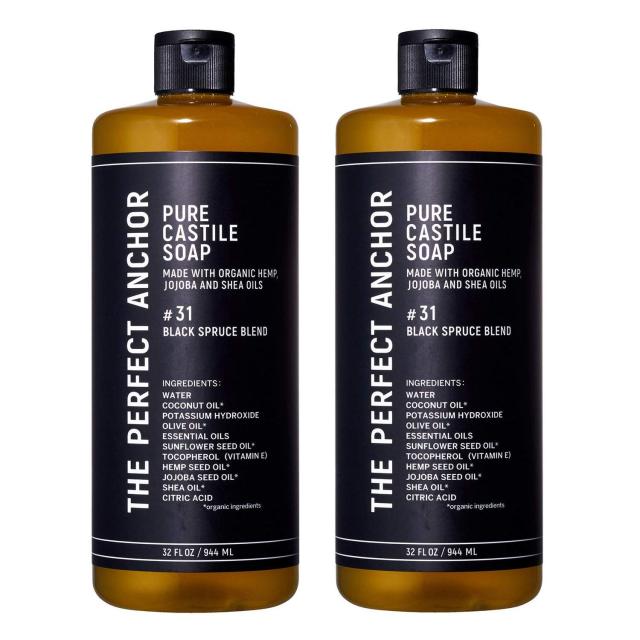 ザ・パーフェクトアンカー ピュアカスチールソープ ブラックスプルースブレンド 944ml×2本セット 6,896円