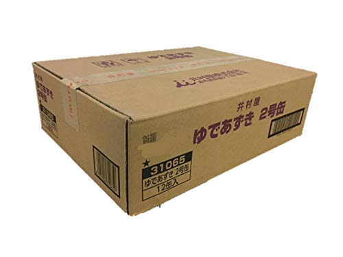 井村屋 ゆであずき2号缶 1000g ×12個_2