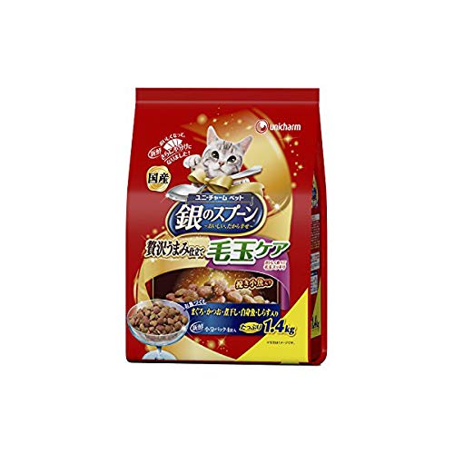 銀スプ贅沢うまみ毛玉ケアお魚づくし１．４ｋｇ おまとめ6個セット ユニ・チャームの通販は 8,533円
