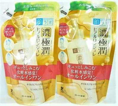 【2個セット】肌ラボ 極潤 ヒアルロンジュレ つめかえ用 美容液 無香料 150mL入り×2個