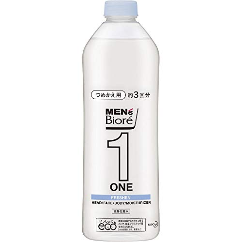 【2個セット】メンズビオレＯＮＥ 全身化粧水スプレー さっぱり つめかえ用 340ml(約3回分)