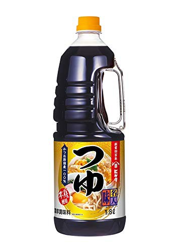 ［つゆ］ ヒゲタ 味名人 つゆ １．８ＬＰＥＴ 6本 （１８００ｍｌ・ペット）（本膳使用）（濃厚調味料）（希釈タイプ）