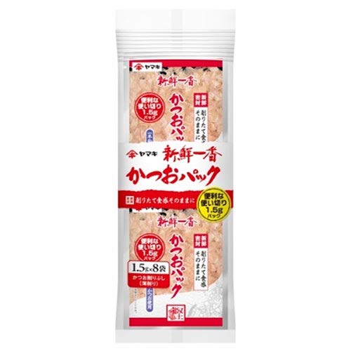 【2ケースセット】ヤマキ 新鮮一番使い切りかつおパック (1.5g×8P)×20袋入×(2ケース)
