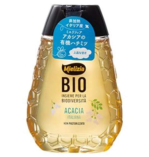 ミエリツィア アカシアの有機ハチミツ(スクイーザーボトル) 250g×5本セット