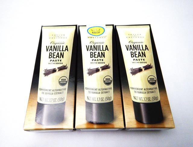 テイラー＆カレッジ オーガニックバニラビーンズペースト 50g × 3本の通販は 4,867円