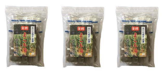 まこも菌の力でお湯を浄化します！肌がツルツルに！いつまでもぽかぽかと！継続用[発酵まこも湯50g] 3個セット