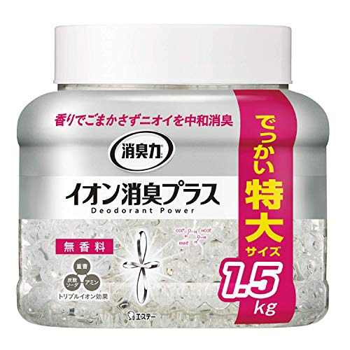 消臭力クリアビーズイオン消臭P特大本体 1.5kg ×10 セット